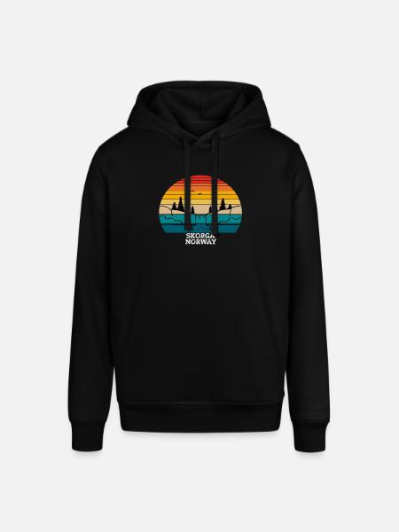 Skorga Norway - Stanley/Stella SOUNDER Unisex Hoodie - black