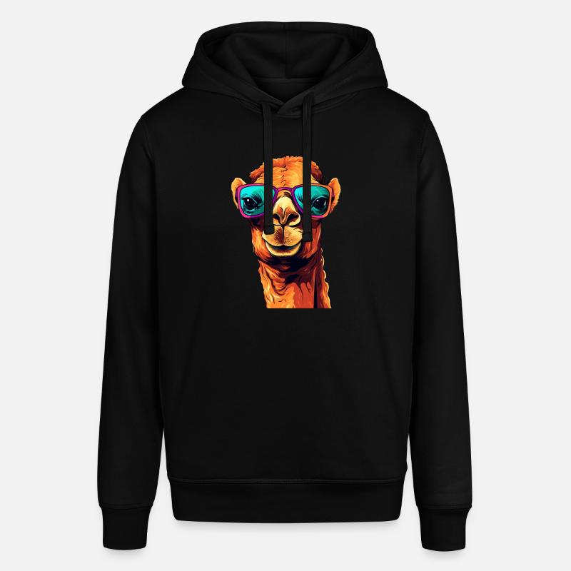Lunettes de soleil camel - Sweat à capuche SOUNDER Stanley/Stella Unisexe - noir