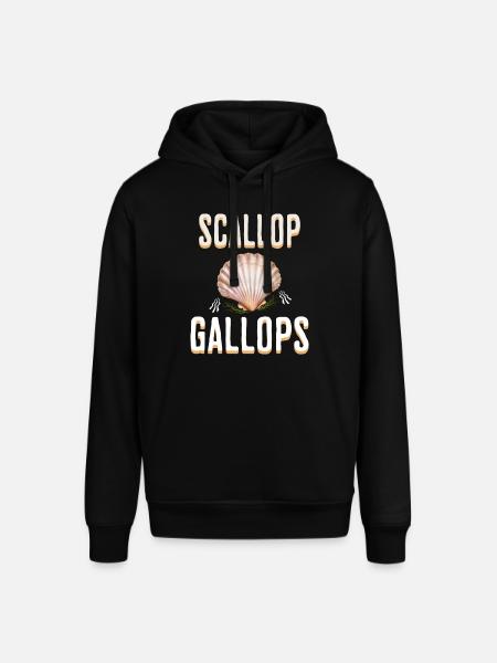 Humor Scallop Gallops Meme - Stanley/Stella SOUNDER Unisex Hoodie - black