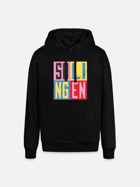 Solingen Städte Design - Stanley/Stella Unisex Hoodie SOUNDER - Schwarz