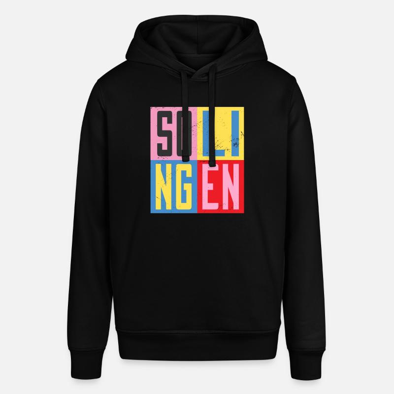 Solingen Städte Design - Stanley/Stella Unisex Hoodie SOUNDER - Schwarz