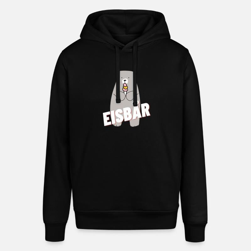 Eisbär, Ich bin ein Eisbär! - Stanley/Stella Unisex Hoodie SOUNDER - Schwarz