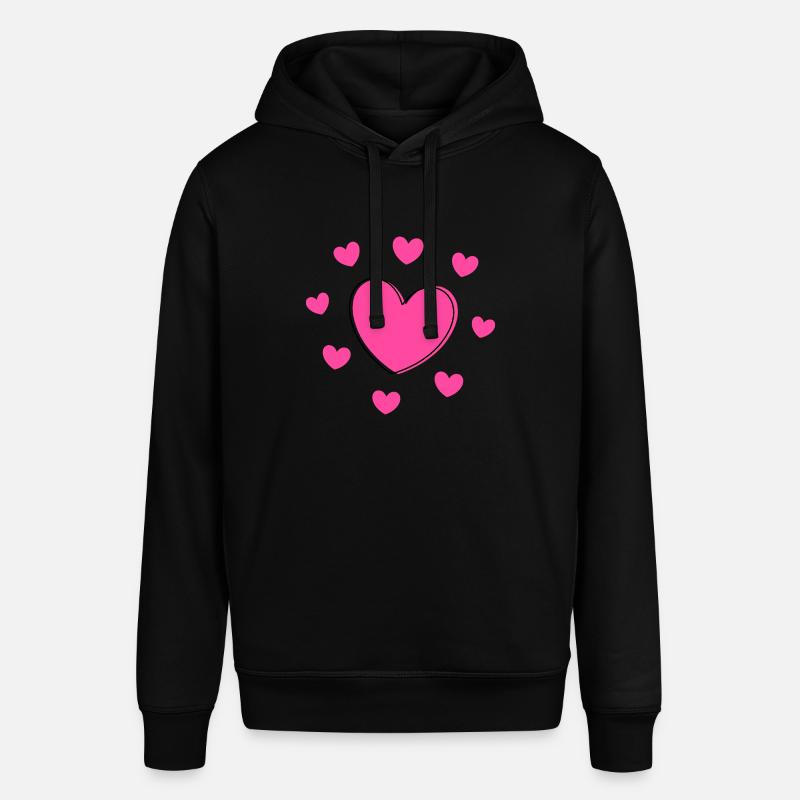 Cadeau Saint-Valentin Saint-Valentin - Sweat à capuche SOUNDER Stanley/Stella Unisexe - noir