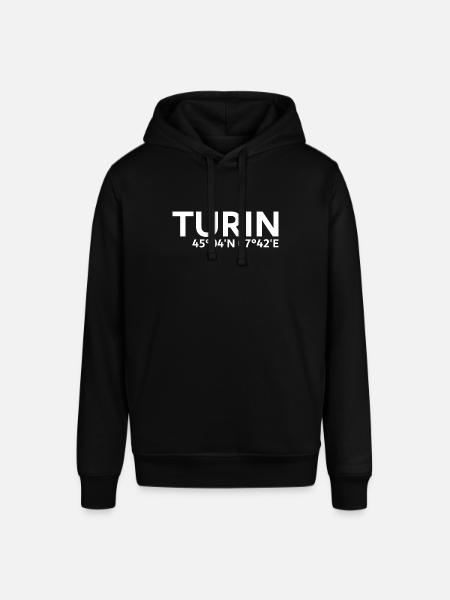 Turin coordinates - Stanley/Stella SOUNDER Unisex Hoodie - black