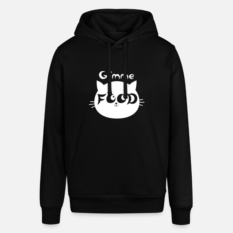 Chat - Donnez-moi de la nourriture - Sweat à capuche SOUNDER Stanley/Stella Unisexe - noir