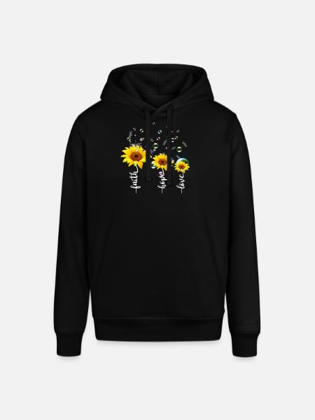 Glaube Hoffnung Liebe - Stanley/Stella Unisex Hoodie SOUNDER - Schwarz