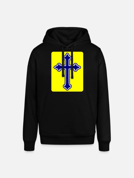 Cross symbol - Stanley/Stella SOUNDER Unisex Hoodie - black