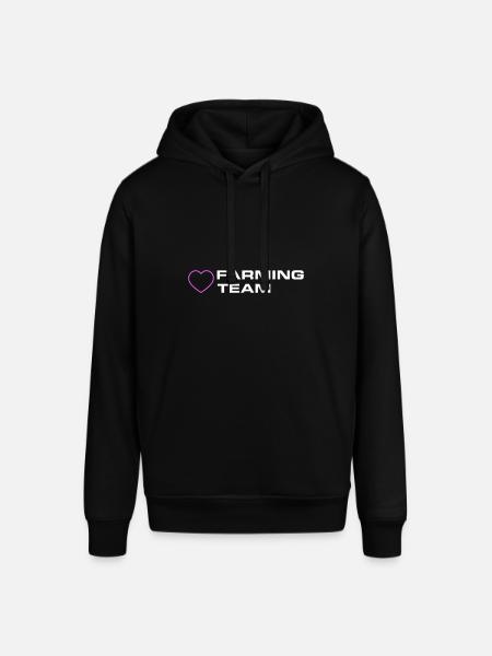 Farming Team Heart - Stanley/Stella SOUNDER Unisex Hoodie - black