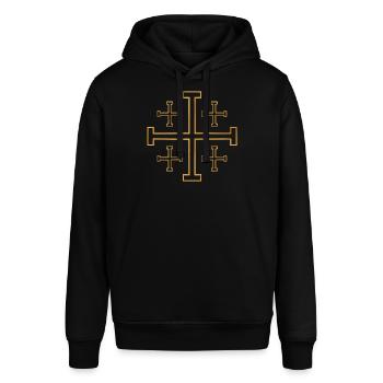 Collection christianisme - Sweat à capuche SOUNDER Stanley/Stella Unisexe - noir - Devant - Alina (178cm) & Michal (187cm)