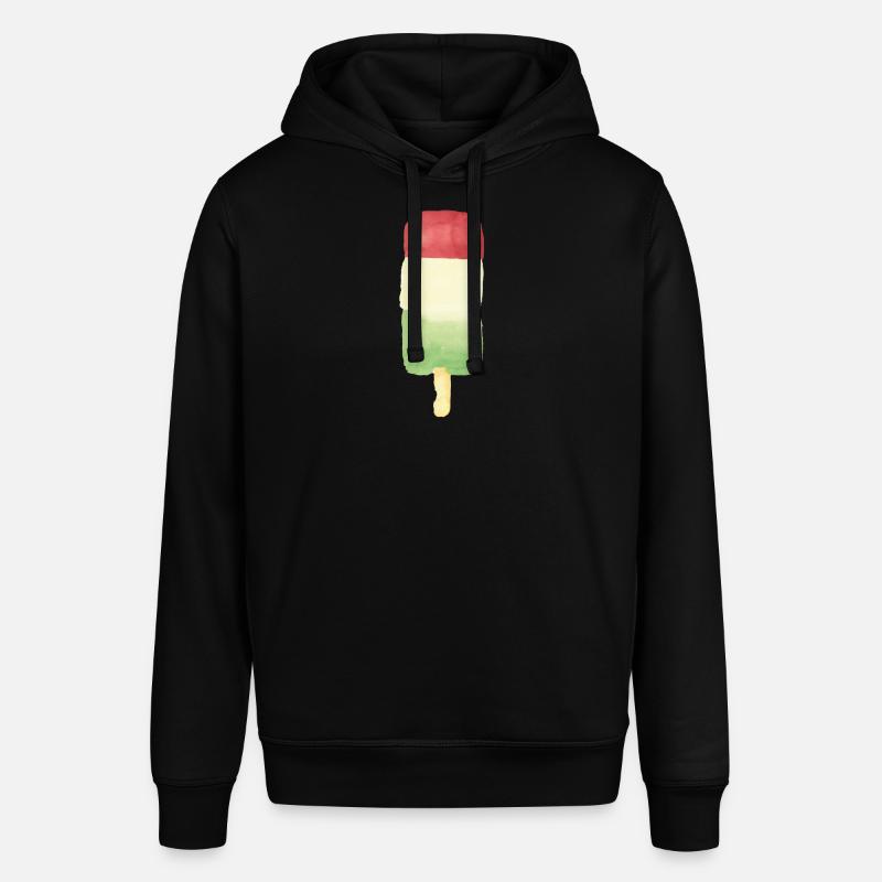 Glace striée 2 - Sweat à capuche SOUNDER Stanley/Stella Unisexe - noir