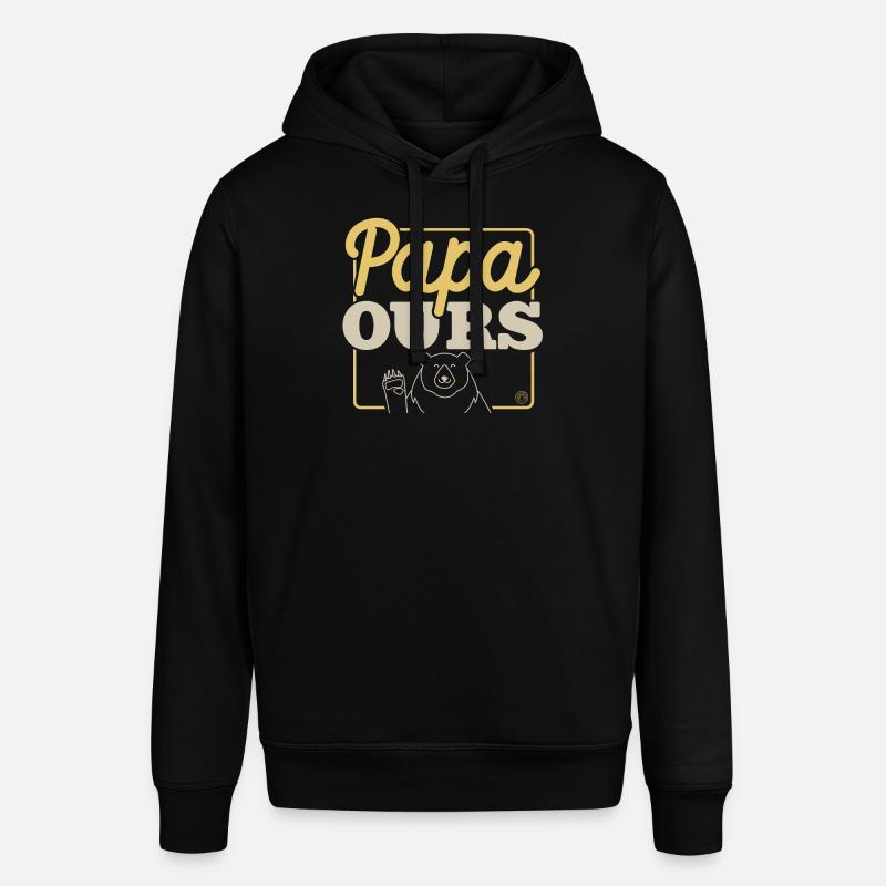 Papa ours 1 - Sweat à capuche SOUNDER Stanley/Stella Unisexe - noir