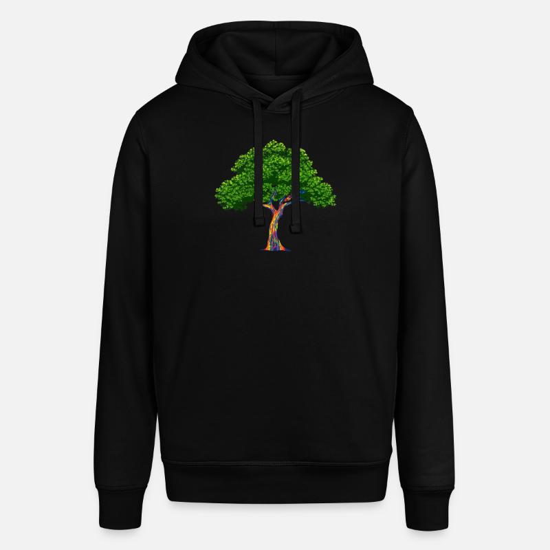 Rainbow Tree Arc-en-ciel-eucalyptus cadeau - Sweat à capuche SOUNDER Stanley/Stella Unisexe - noir