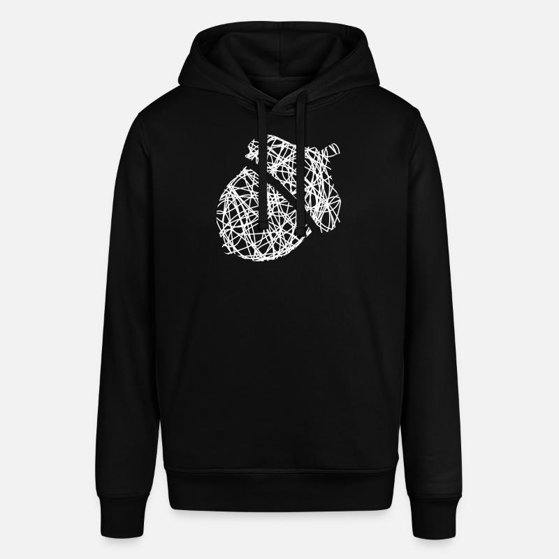 Idée cadeau Noisette Doodle - Sweat à capuche SOUNDER Stanley/Stella Unisexe - noir