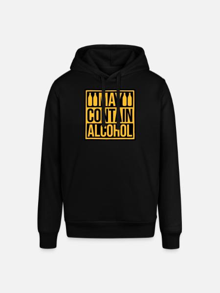 Flag May Contain Alcohol - Stanley/Stella SOUNDER Unisex Hoodie - black