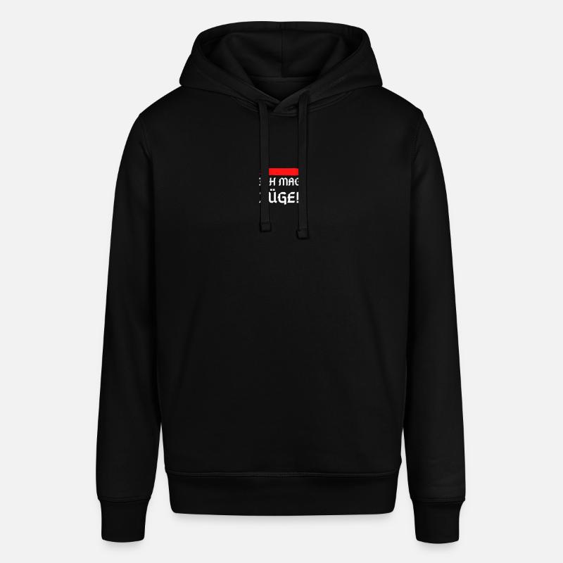J’aime les trains - Sweat à capuche SOUNDER Stanley/Stella Unisexe - noir