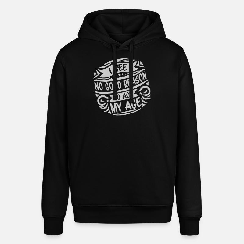 pour agir à mon âge - Sweat à capuche SOUNDER Stanley/Stella Unisexe - noir