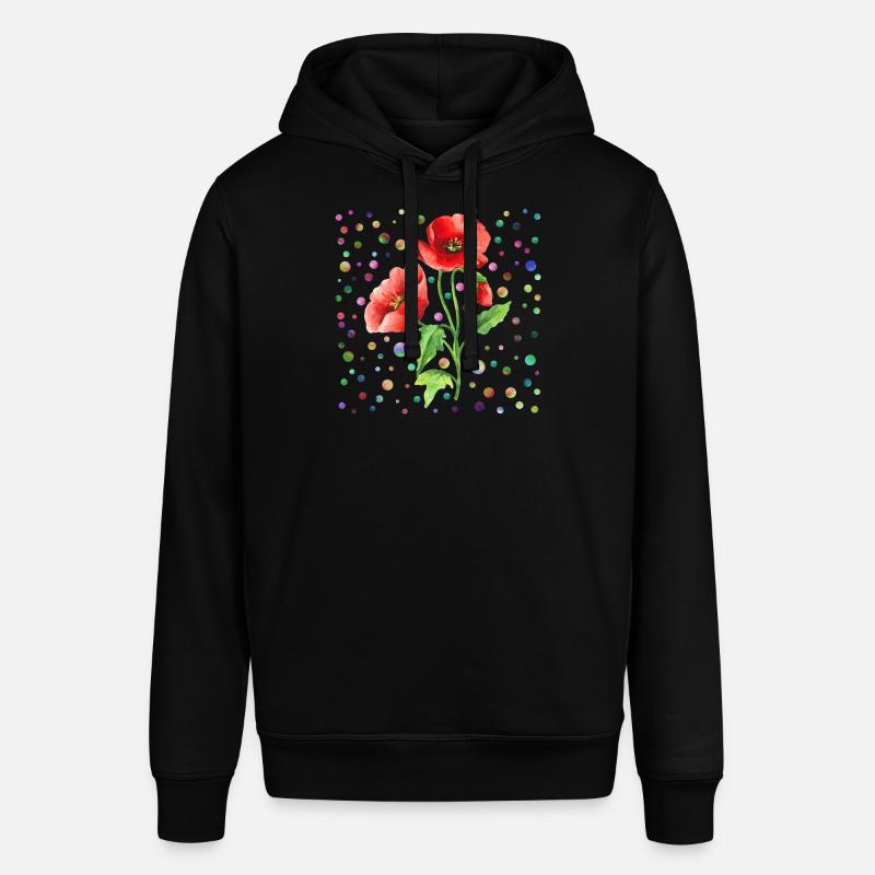 Fleur - Sweat à capuche SOUNDER Stanley/Stella Unisexe - noir