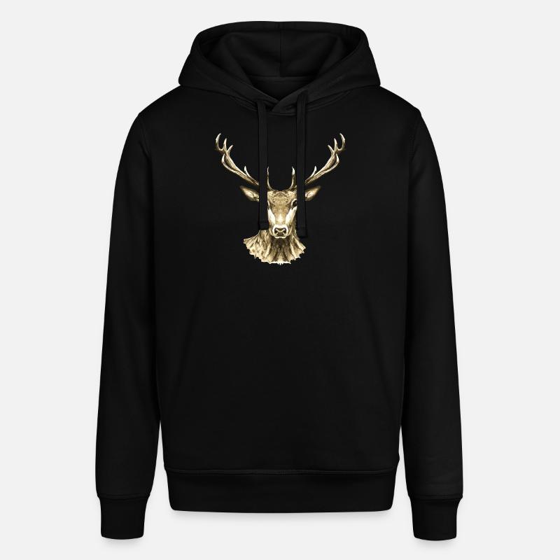 Cerf - Sweat à capuche SOUNDER Stanley/Stella Unisexe - noir
