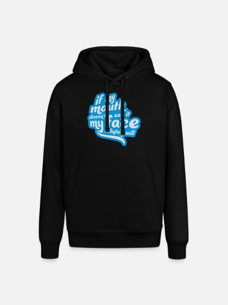 my face definitely will - Stanley/Stella Unisex Hoodie SOUNDER - Schwarz