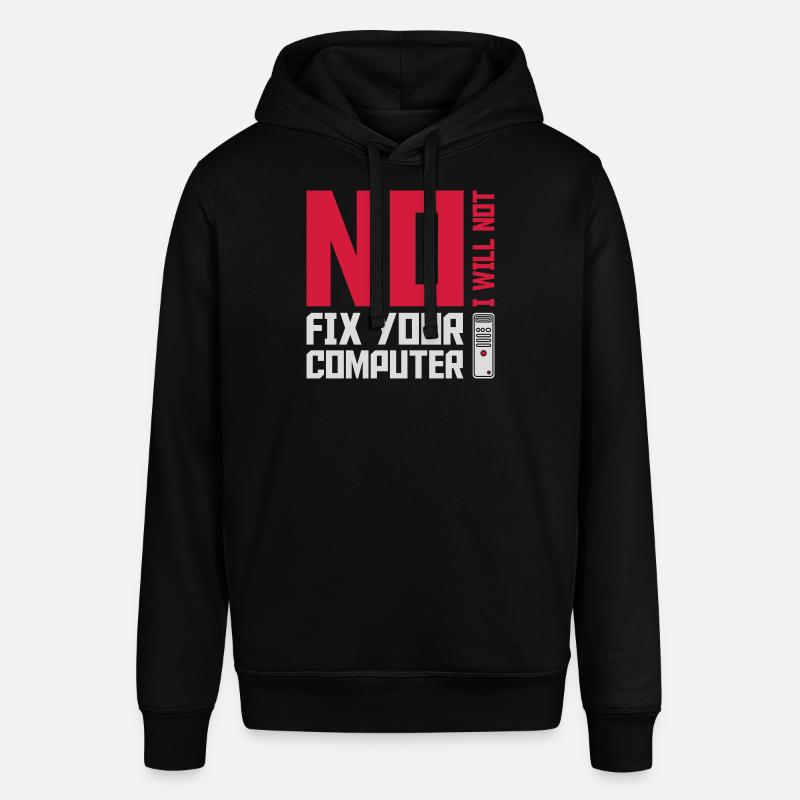 not fix your computer - Stanley/Stella Unisex Hoodie SOUNDER - Schwarz