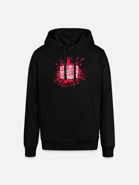 you disagree with me - Stanley/Stella SOUNDER Unisex Hoodie - black