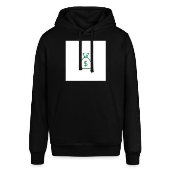 Geldbeutel Design (Print) Herren/Damen/Kinder/Baby - Stanley/Stella Unisex Hoodie SOUNDER - Schwarz - Vorne - Alina (178cm) & Michal (187cm)