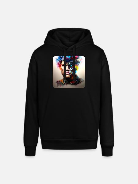 His deep rolling - Stanley/Stella Unisex Hoodie SOUNDER - Schwarz