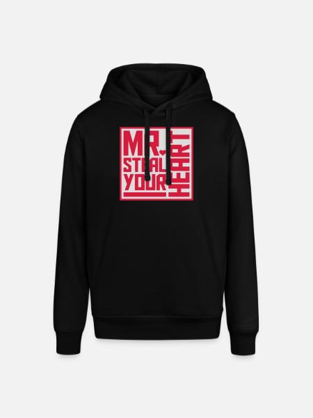 Mr steal your heart - Stanley/Stella SOUNDER Unisex Hoodie - black