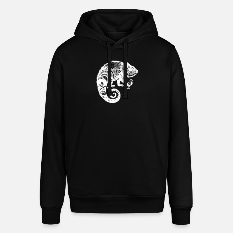 Caméléon aux motifs aztèques boho - Sweat à capuche SOUNDER Stanley/Stella Unisexe - noir