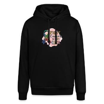 Combattez le cancer de toutes les couleurs - Sweat à capuche SOUNDER Stanley/Stella Unisexe - noir - Devant - Alina (178cm) & Michal (187cm)