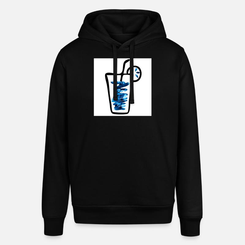 Buvez du bleu - Sweat à capuche SOUNDER Stanley/Stella Unisexe - noir