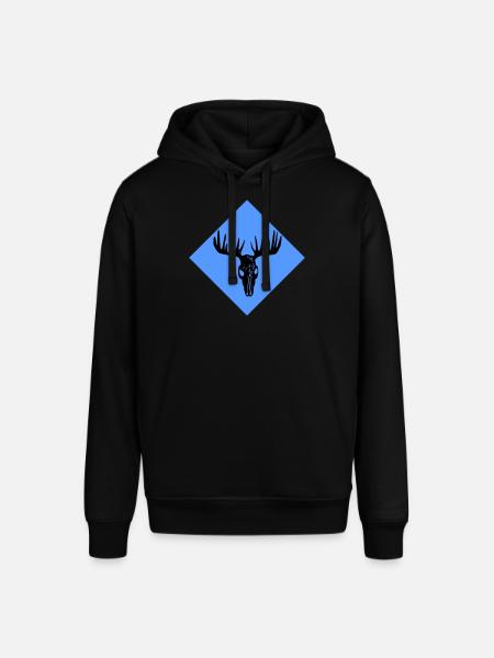 Moose Skull - Stanley/Stella SOUNDER Unisex Hoodie - black