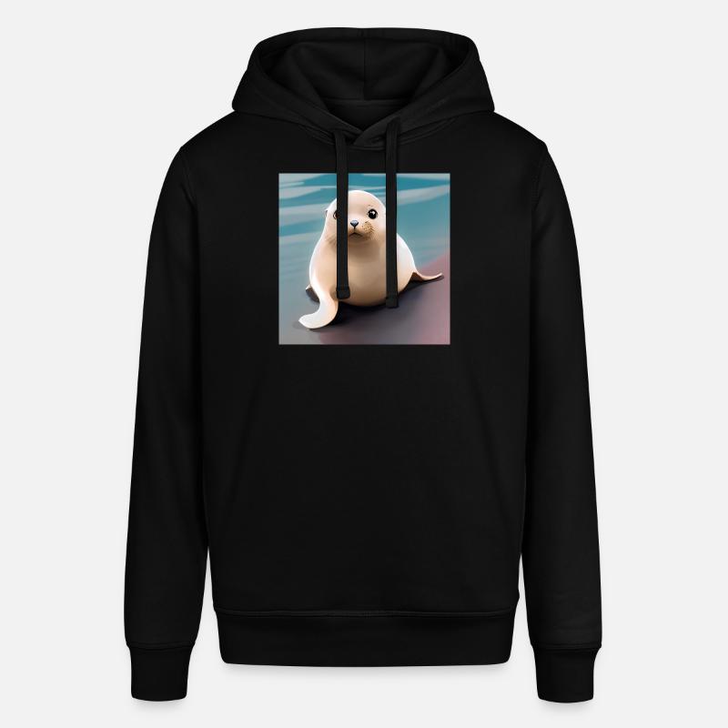 CUBE DE PHOQUE - Sweat à capuche SOUNDER Stanley/Stella Unisexe - noir