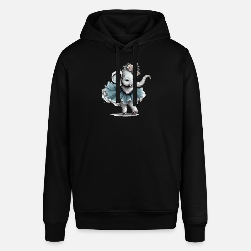 Zouzou l'éléphant au tutu - Sweat à capuche SOUNDER Stanley/Stella Unisexe - noir