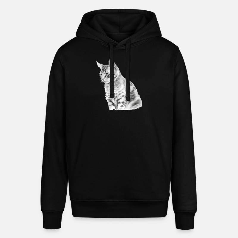Kili le chat - Sweat à capuche SOUNDER Stanley/Stella Unisexe - noir