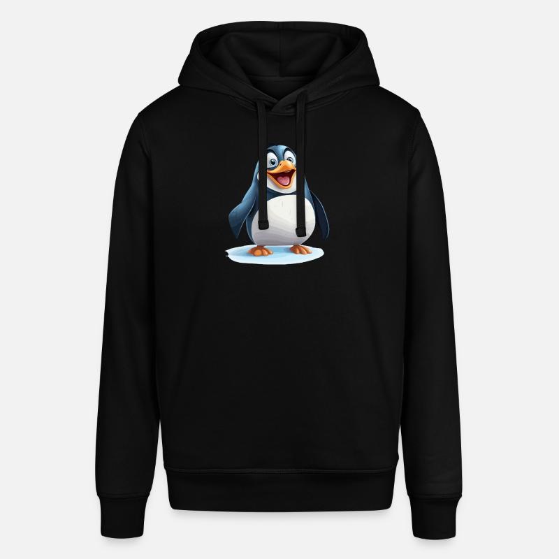 Le joyeux pingouin - Sweat à capuche SOUNDER Stanley/Stella Unisexe - noir