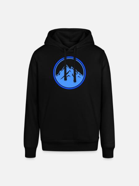 mountains - Stanley/Stella SOUNDER Unisex Hoodie - black