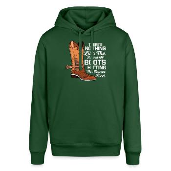 Il n’y a rien de tel que le son de la ligne Boots Danc - Sweat à capuche SOUNDER Stanley/Stella Unisexe - vert bouteille - Devant - Alina (178cm) & Michal (187cm)