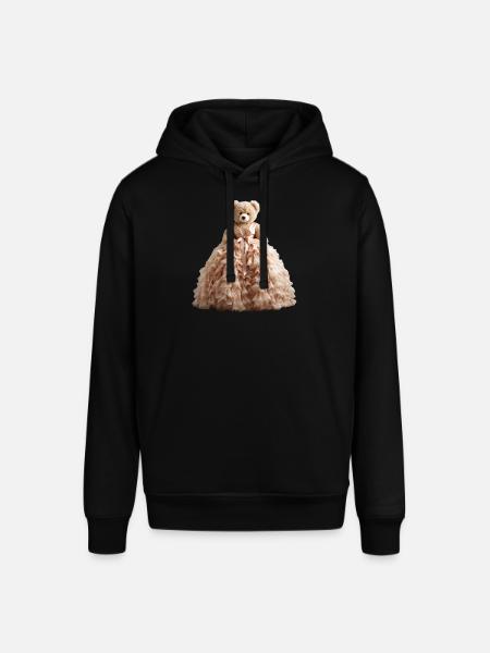 Teddybär im Brautkleid - Stanley/Stella Unisex Hoodie SOUNDER - Schwarz