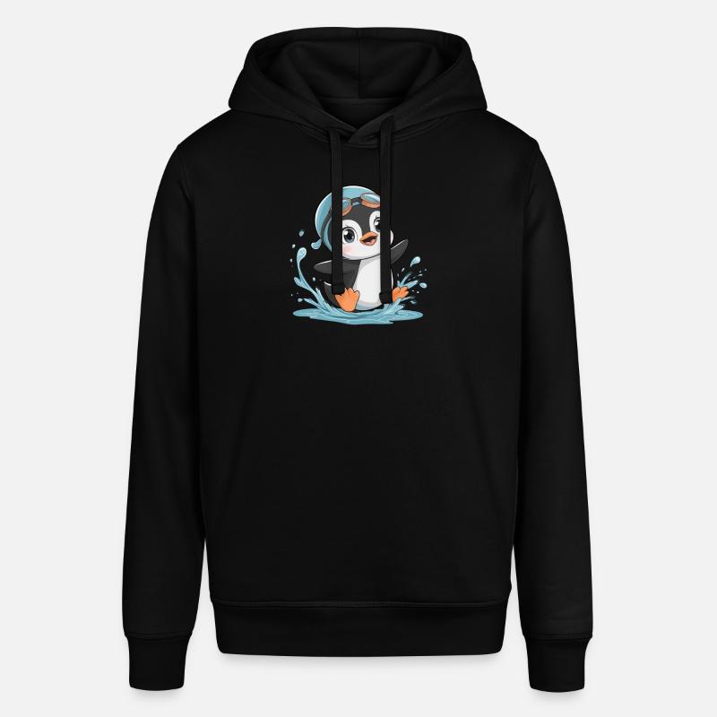 Penguin Fun : Amusez-vous dans l’eau ! - Sweat à capuche SOUNDER Stanley/Stella Unisexe - noir