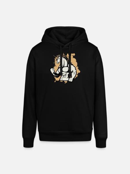 pferd stark - Stanley/Stella Unisex Hoodie SOUNDER - Schwarz