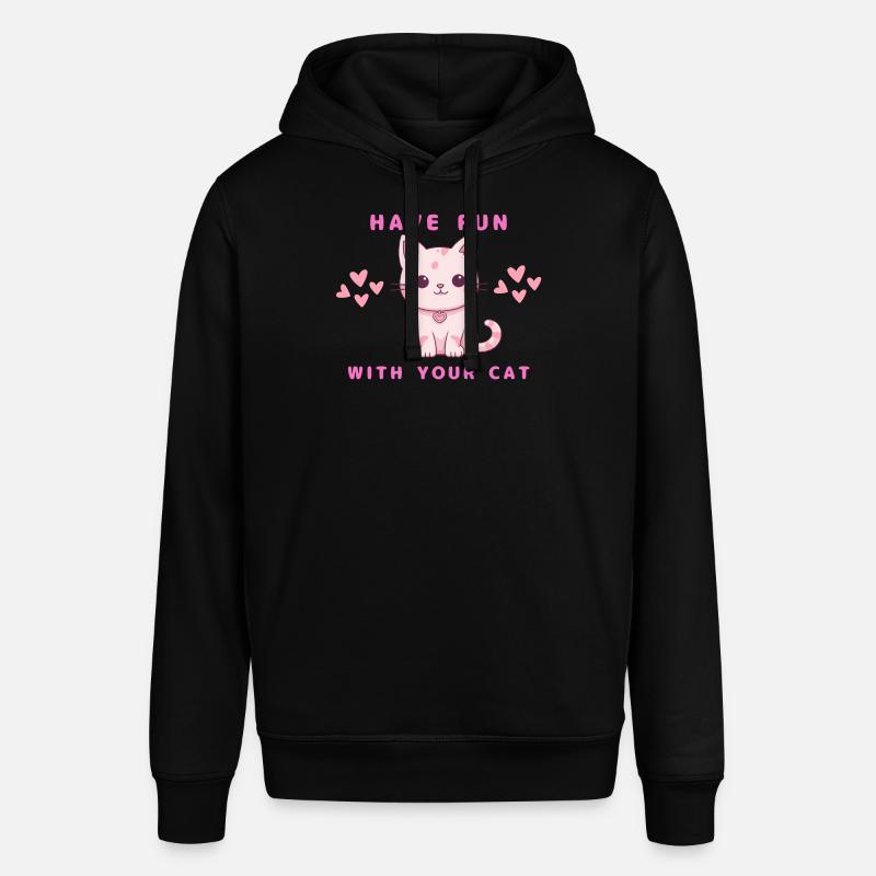 Amusez-vous avec votre chat - Sweat à capuche SOUNDER Stanley/Stella Unisexe - noir