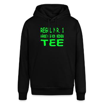 Tee - Stanley/Stella Unisex Hoodie SOUNDER - Schwarz - Vorne - Alina (178cm) & Michal (187cm)