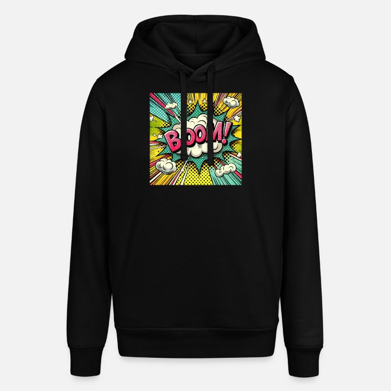 DRÖHNEN! - Comic-Explosion - Stanley/Stella Unisex Hoodie SOUNDER - Schwarz