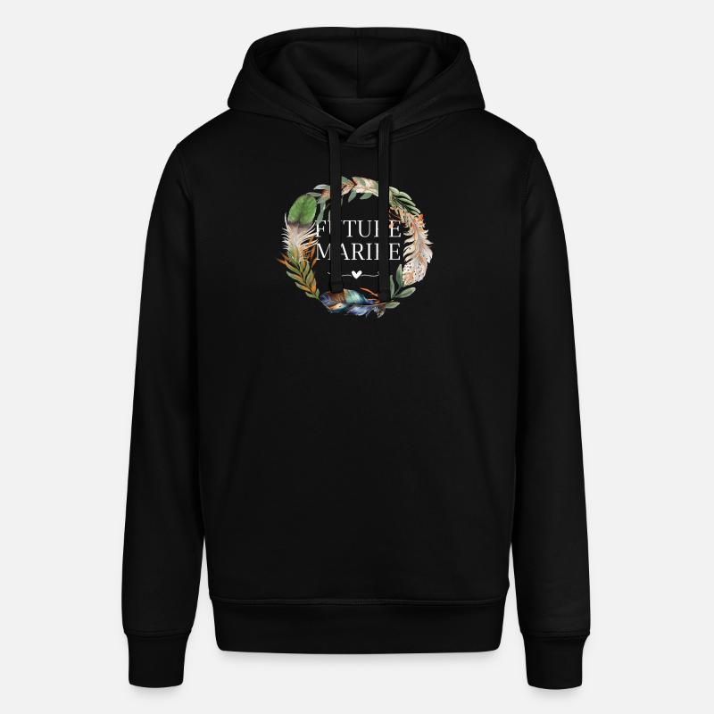 Future mariée couronne fleurs boho - Sweat à capuche SOUNDER Stanley/Stella Unisexe - noir