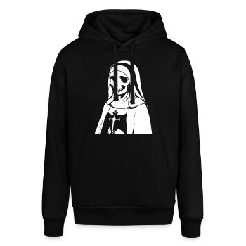 Furchtlos das Unkonventionelle mit Horror umarmen - Stanley/Stella Unisex Hoodie SOUNDER - Schwarz - Vorne - Alina (178cm) & Michal (187cm)