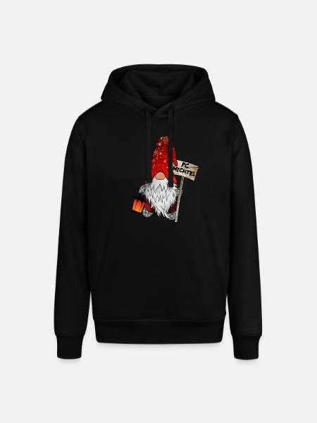 PC Gnome Christmas Gnome - Stanley/Stella SOUNDER Unisex Hoodie - black