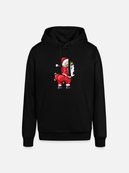 Santa Twerking Twerking Dancing LGBTQ Sunglasses - Stanley/Stella SOUNDER Unisex Hoodie - black