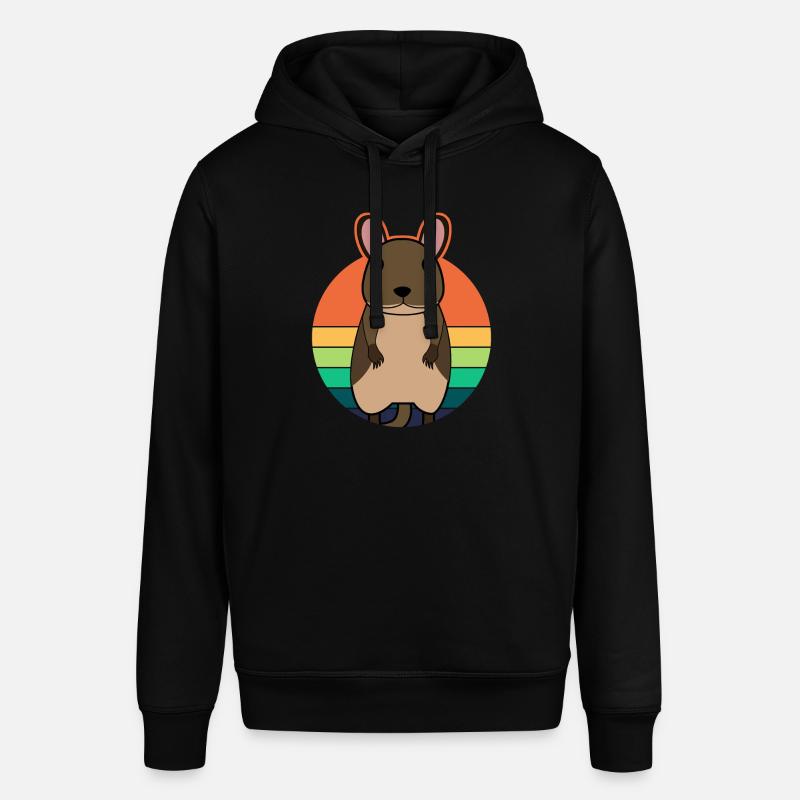 Degu mignon graphique rétro degus - Sweat à capuche SOUNDER Stanley/Stella Unisexe - noir