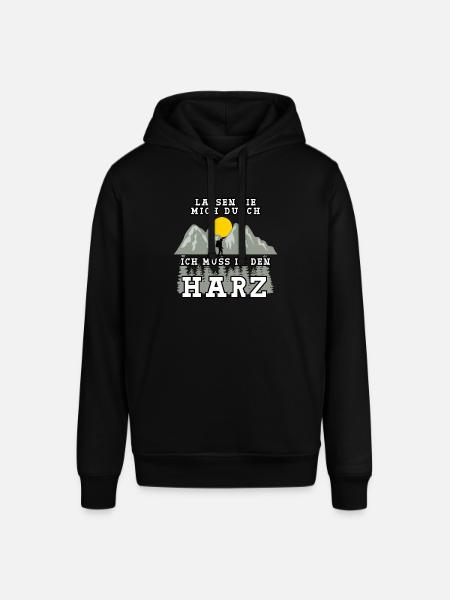 Harz Urlaub Harzer Wandern - Stanley/Stella Unisex Hoodie SOUNDER - Schwarz